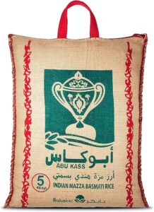 ABU KASS INDIAN MAZZA BASMATI RICE 5kg - افضل ارز بسمتي في السعودية