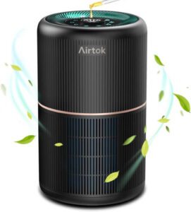 AIRTOK Hepa Air Purifier for Home Bedroom with Aromatic Sponges ‎AP0601