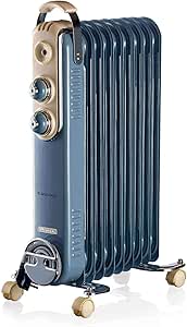 ARIETE 0838 OIL RADIATOR 9-FINS CREAM-BLUE