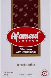 Al Ameed Cofee Al-Ameed Turkish Medium with Cardamom 250g - افضل قهوة تركية