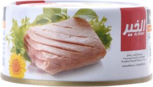 Al Khair Light Meat Tuna In Sunflower Oil 185 G