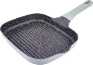 Al Saif Non-Stick Aluminum Grill Pan 24Cm Gradient Dark Green