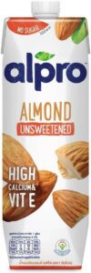 Alpro Unsweetened Almond Drink 100% Vegan 1 Litre - افضل حليب نباتي