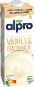 Alpro Vanilla Drink 100% Vegan Suitable for Vegetarians 1 Litre - افضل حليب نباتي