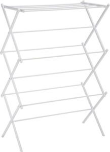 Amazon Basics Foldable Laundry Rack for Air Drying Clothing - افضل منشر غسيل