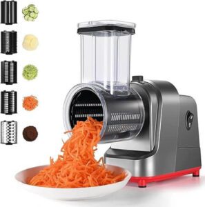 Arabest Electric Cheese Grater, 250W Professional Electric Slicer Chopper