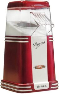 Ariete 1100w popcorn maker Red 2592 -افضل ماكينة فشار