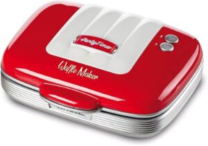 Ariete Waffle Maker Red, 700 W (افضل جهاز صنع الوافل)