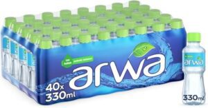 Arwa Bottled Drinking Water 40pcsx330ML pack - افضل ماء للشرب