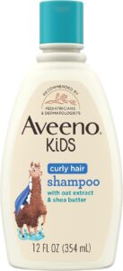 Aveeno Baby Kids Curly Hair Shampoo with Oat Extract & Shea Butter 12 fl. Oz