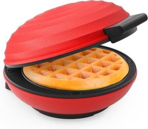 CROWNFUL Mini Waffle Maker Machine