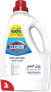 Clorox Color Enhancing Liquid Stain Remover for White Clothes 3L