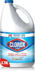 Clorox Liquid Bleach 3.78 Litres Kills 99.9% of Viruses and Bacteria - افضل مبيض ملابس