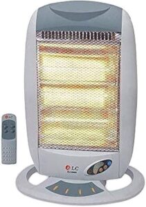 DLC Electric Heater 1200W with Remote Control DLC-5828 - افضل دفاية هالوجين