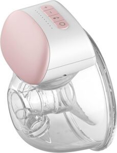 Eacam Wearable Breast Pump Hands Free Electric Single Portable Wearable Breast Cup 240ml - افضل شفاط حليب كهربائي