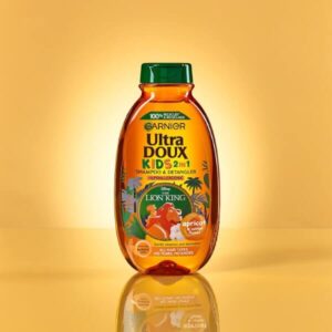 Garnier Ultra Doux Kids 2 in 1 Apricot Shampoo & Detangler 400ml The Lion King