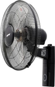 Geepas 16-Inch Table Fan 3 Speed Settings With Oscillating-Rotating And Static Feature - احسن انواع المراوح الحائط