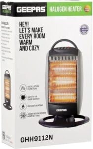 Geepas Halogen Heater-GHH9112 - افضل دفاية هالوجين