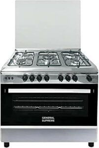 General Supreme 5 Burners Gas Cooker 90 cm x 60 cm