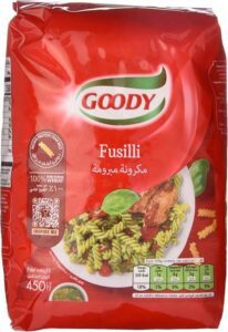 Goody -Pasta Fusilli No.36 450GM - افضل انواع المكرونة في السعودية