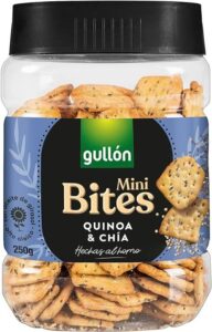 Gullon Qiunoa & Chia Crackers 250gm - افضل بسكويت