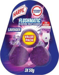 Harpic Flushmatic In-Cistern Toilet Cleaner 50G Pack Of 3