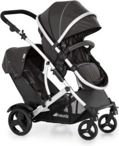 Hauck Duett 2 Double Pushchair Black Baby & Toddler Tandem - افضل عربة اطفال