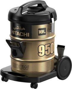 Hitachi Vacuum Cleaner 2100W 18Ltr Cv-950H Ss220 - افضل مكنسة كهربائية هيتاشي