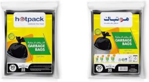 Hotpack Garbage Bag 80X110 cm, Regular Economy 55 Gallon, 20 Pieces