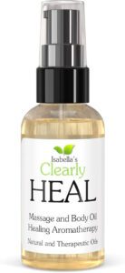 Isabella's Clearly HEAL Aromatherapy Body Oil Therapeutic Essential Oils with Almond