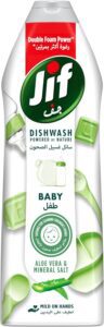 JIF Baby Dishwashing Liquid Mild on Hands Aloe Vera & Mineral Salt 750ML