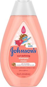 Johnson's Baby Curl-Defining Frizz Control Tear-Free Kids' Shampoo with Shea Butter 13.6 Fl Oz