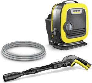 Karcher K-mini Pressure Washer 110 bar 1400W lightweight and a practical size