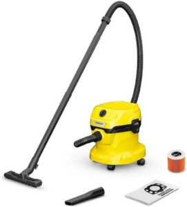 Karcher WD2 Plus Wet Dry Vacuum Cleaner Made in Europe - افضل مكنسه للجاف والرطب