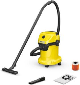 Karcher WD3 V Wet Dry Vacuum Cleaner Made in Europe - افضل مكنسه للجاف والرطب