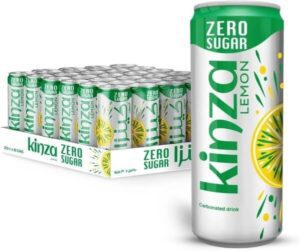 Kinza Lemon Zero Sugar CSD 350ml x 40 Pcs