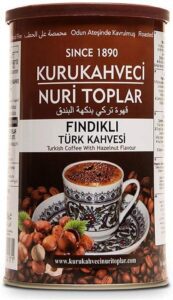 Kurukahveci Nuri Toplar Turkish Coffee with Hazelnut 250g