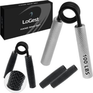 Logest Metal Hand Grip Strengthener 100LB-350LB