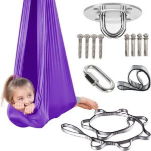 Lwoltsa Therapy Sensory Swing for Kids and Adult Indoor Cuddle Swing Outdoor