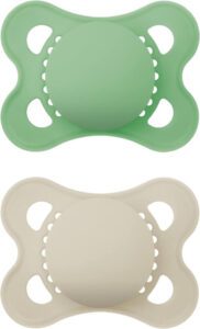 MAM Original Matte Baby Pacifier Shape Helps Promote Healthy Oral Development 2 Count