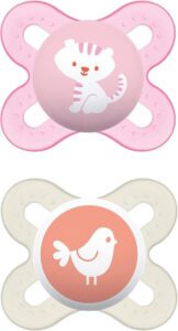 MAM Pacifiers Newborn Pacifier Best Pacifier for Breastfed Babies 2-Count - افضل لهايه لحديثي الولاده