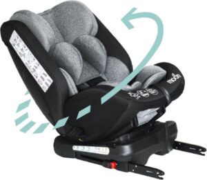 MOON Rover Baby-Infant Car seat Group(0+,1,2,3) (0-12 years) 360° Rotate - افضل كرسي سيارة للاطفال