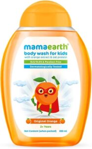 Mamaearth Original Orange Body Wash For Kids 300ml - افضل غسول جسم للاطفال