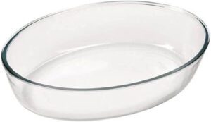 Marinex Glass Oven Trays Oval 1.6 litres Glass