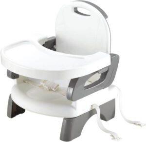 Mastela Deluxe Comfort Folding Toddler to Baby Booster Seat (Grey)