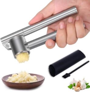 Mempedont Garlic Press Mincer 304 Stainless Steel Garlic Crusher