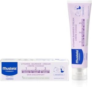 Mustela 1 2 3 Vitamin Barrier Cream 50ml - افضل انواع كريم الحفاضات للاطفال