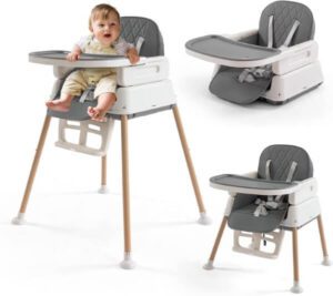 Mylindde 3 in 1 Baby High Chair Portable High Chairs for Babies