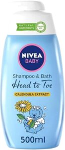 NIVEA Baby Bath Shampoo Head To Toe Calendula Extract 500ml