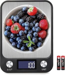 Necomi Food Digital Kitchen Scale, Multifunction Scale Measures in Grams and oz